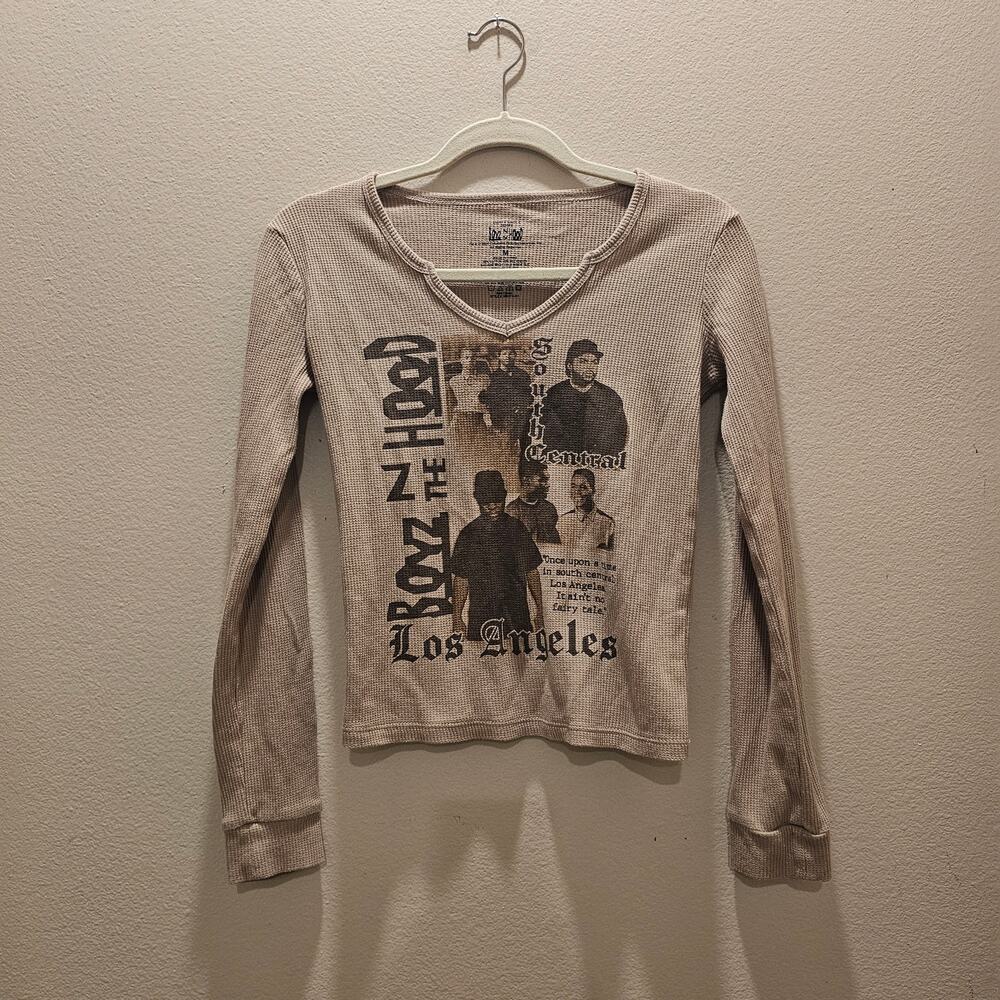 Boys in the Hood Women's Thermal Top Size M